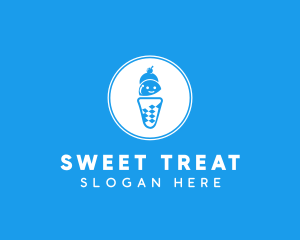 Ice Cream Sundae logo design