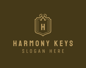 Insurance Key Shield logo design