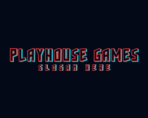 Gaming Glitch Wordmark logo design