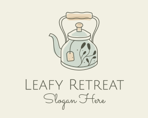 Tea Bag Kettle logo design