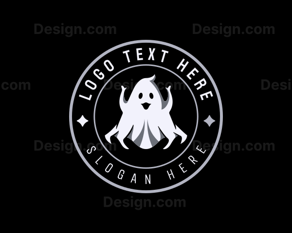 Ghost Haunted Spirit Logo