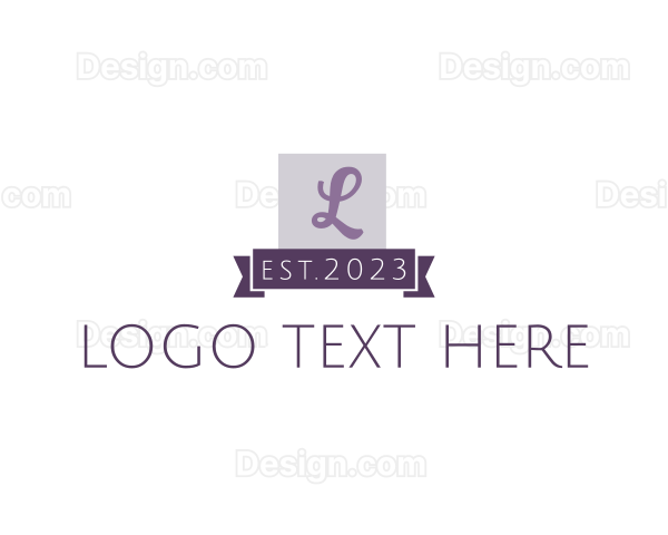 Feminine Elegant Boutique Logo