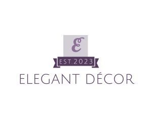 Feminine Elegant Boutique logo design