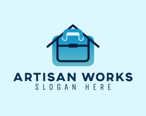 Home Office Briefcase Job logo design