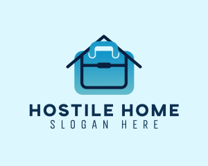 Home Office Briefcase Job logo design