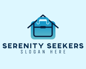 Home Office Briefcase Job logo design