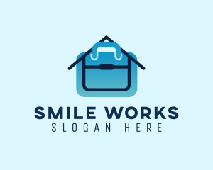 Home Office Briefcase Job logo design