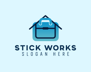 Home Office Briefcase Job logo design