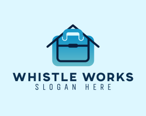 Home Office Briefcase Job logo design