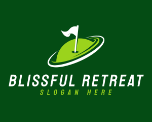 Golf Tournament Flag logo