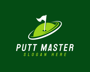 Golf Tournament Flag logo