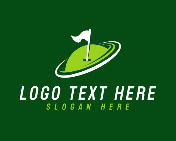 Hole logo example 2