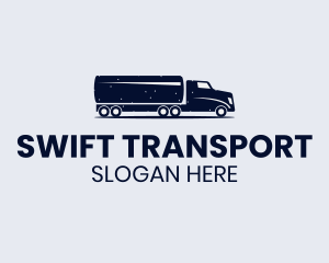 Tank Truck Transport  logo design