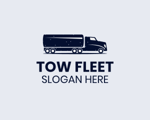 Tank Truck Transport  logo design