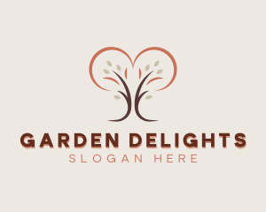 Garden Tree Park logo design