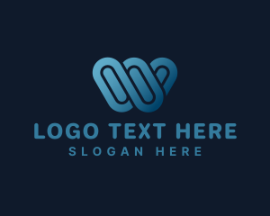 Modern Multimedia Agency Letter W logo