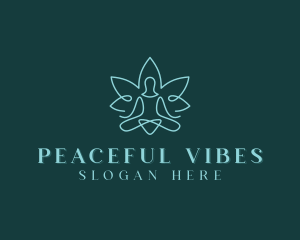 Therapeutic Yoga Meditation logo design