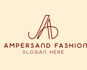 Elegant Fashion Boutique Letter A logo design