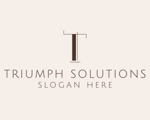 Professional Fancy Minimalist Letter T logo design