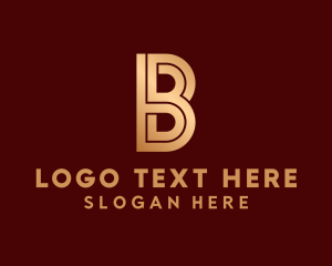 Development - Modern Elegant Letter B logo design