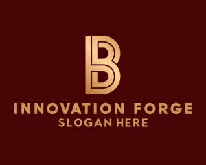 Modern Elegant Letter B logo