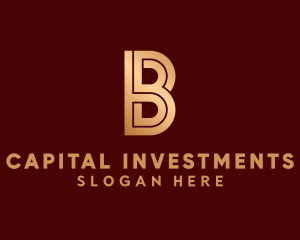 Modern Elegant Letter B logo