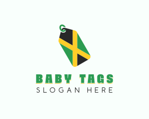 Jamaica Flag Tag logo design