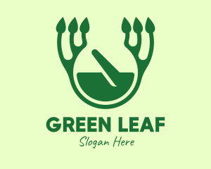 Green Herbal Healing logo design