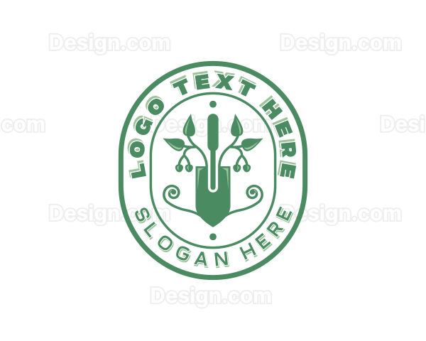 Garden Trowel Landscaping Logo