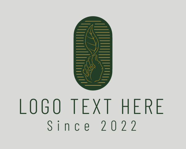 Green Living logo example 2