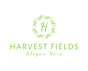 Agriculture Harvest Organic Produce logo