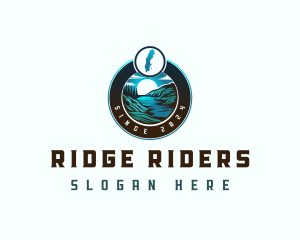 Sweden River Park logo design