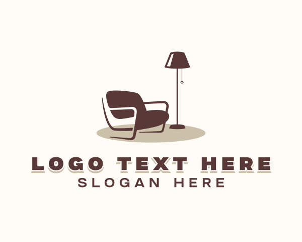 Armchair Lamp Decoration logo