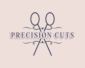 Fashion Stylist Scissors logo design