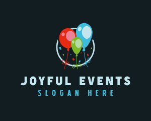Balloon Party Celebration logo