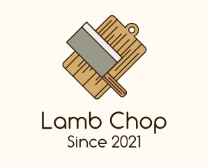 Chopping Board Knife logo design