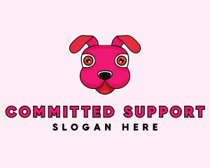 Stuffed Toy Puppy logo design