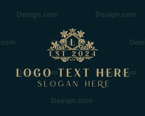 Stylish Flower Boutique Logo