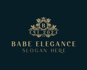 Stylish Flower Boutique logo design