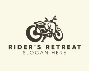 Retro Cruiser Motorcycle logo