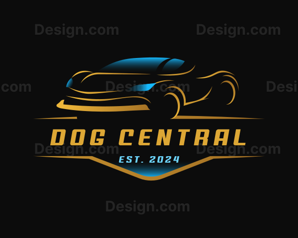 Sports Car Automotive Logo