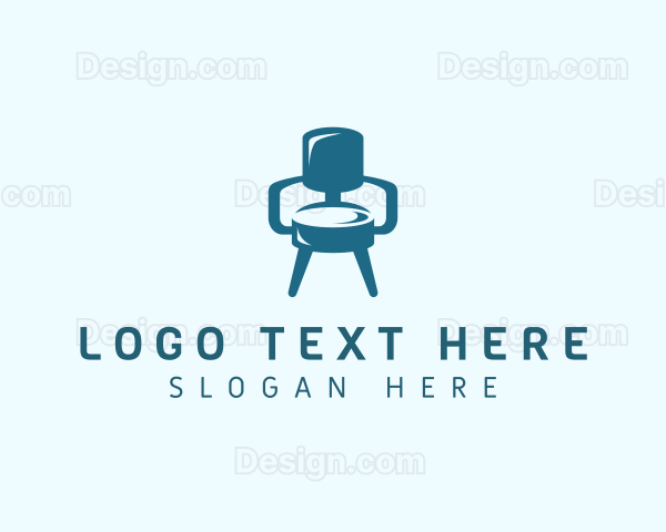 Chair Decor Furnishing Logo