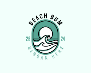 Wave Surf Resort logo design