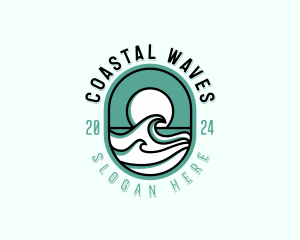 Wave Surf Resort logo design