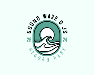 Wave Surf Resort logo design