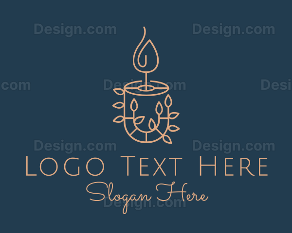 Candle Interior Decor Logo