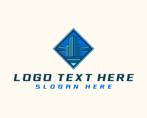 Building Tower Skyscraper logo