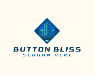 Building Tower Skyscraper logo design