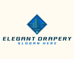 Building Tower Skyscraper logo design