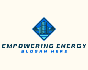 Building Tower Skyscraper logo design